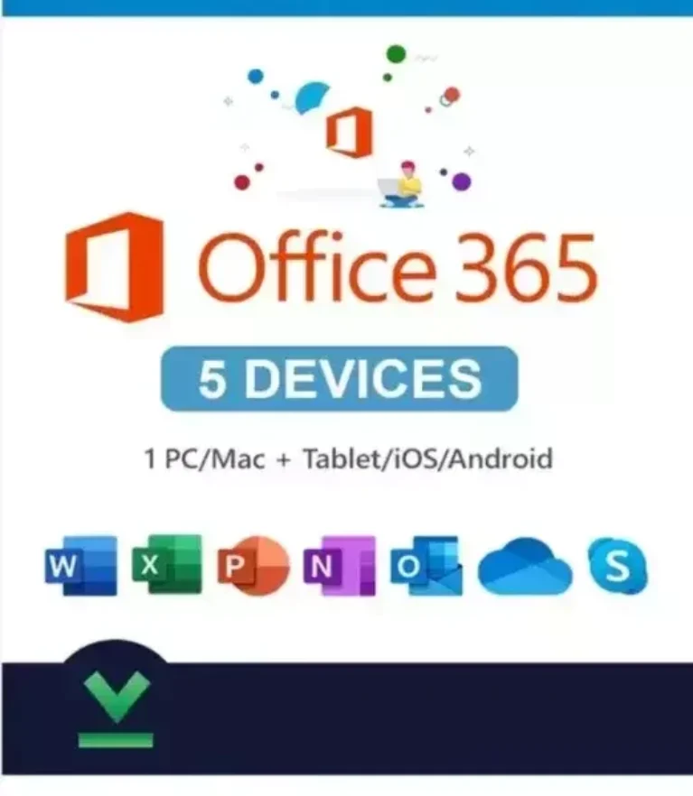 Office 365 Pro Plus 5 Devices 100 GB 1 Year